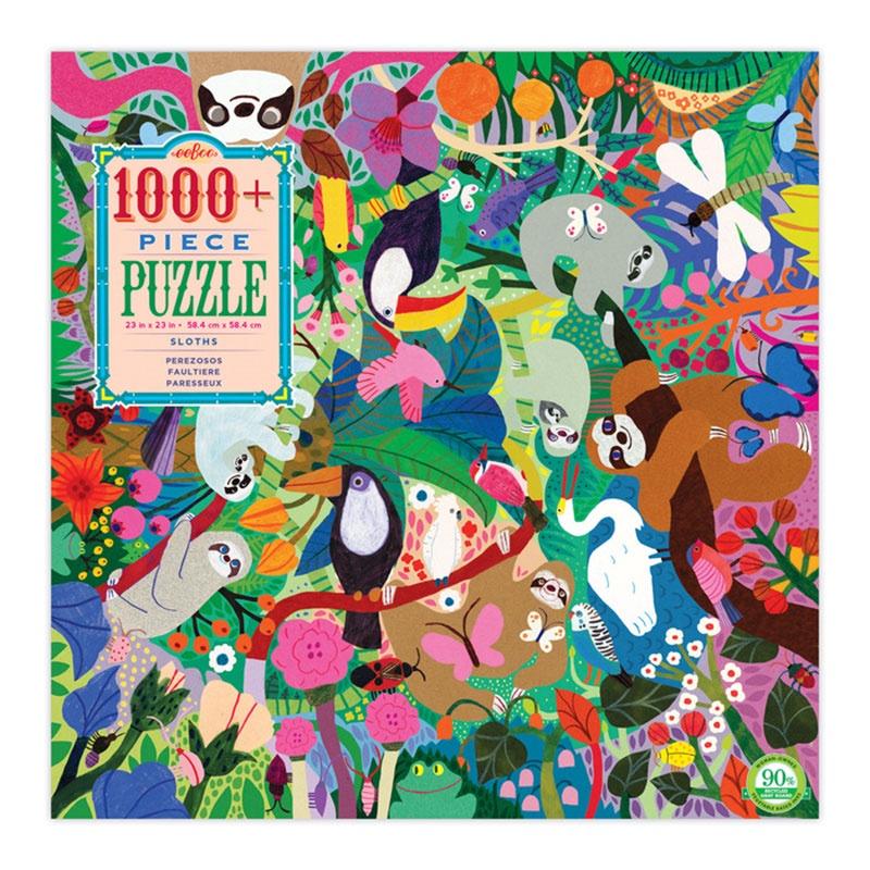 Eeboo 1008 Puzzle - Sloths