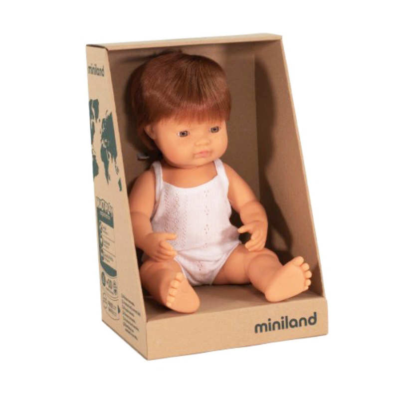 Miniland Doll - Large Caucasian Red Head Boy