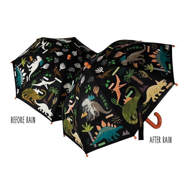 Colour Change Umbrella - Dinosaur