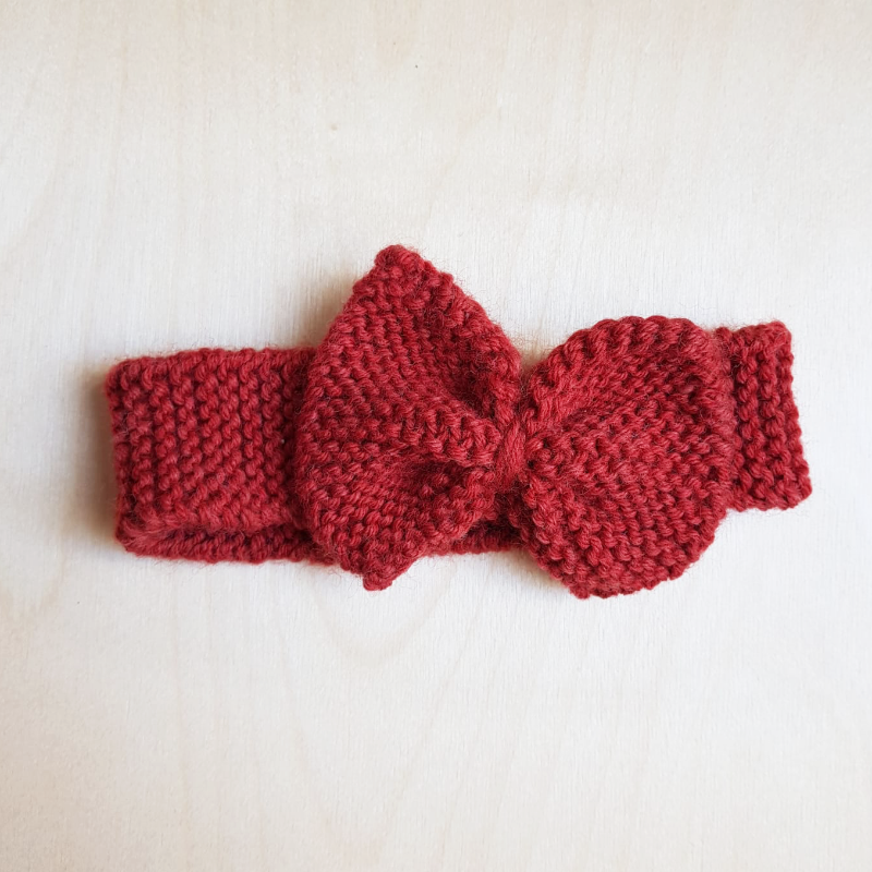 Hand Knitted Baby Headband