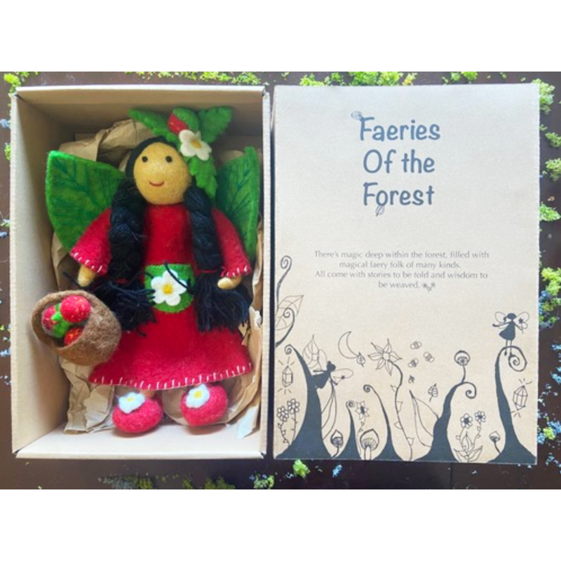 Strawberry Felt Faery