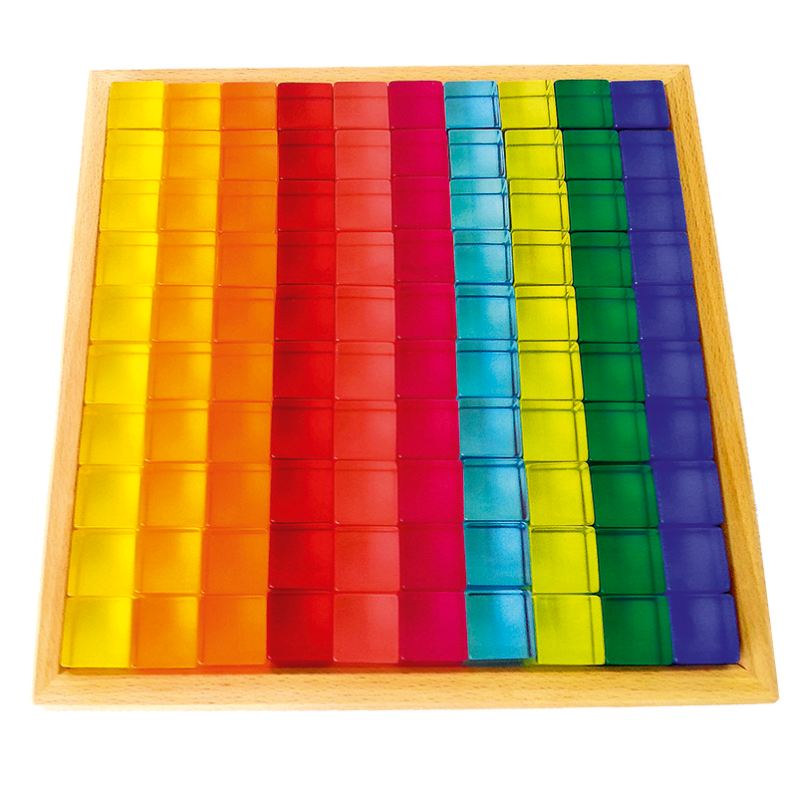 Bauspiel Lucite Cubes/100pc