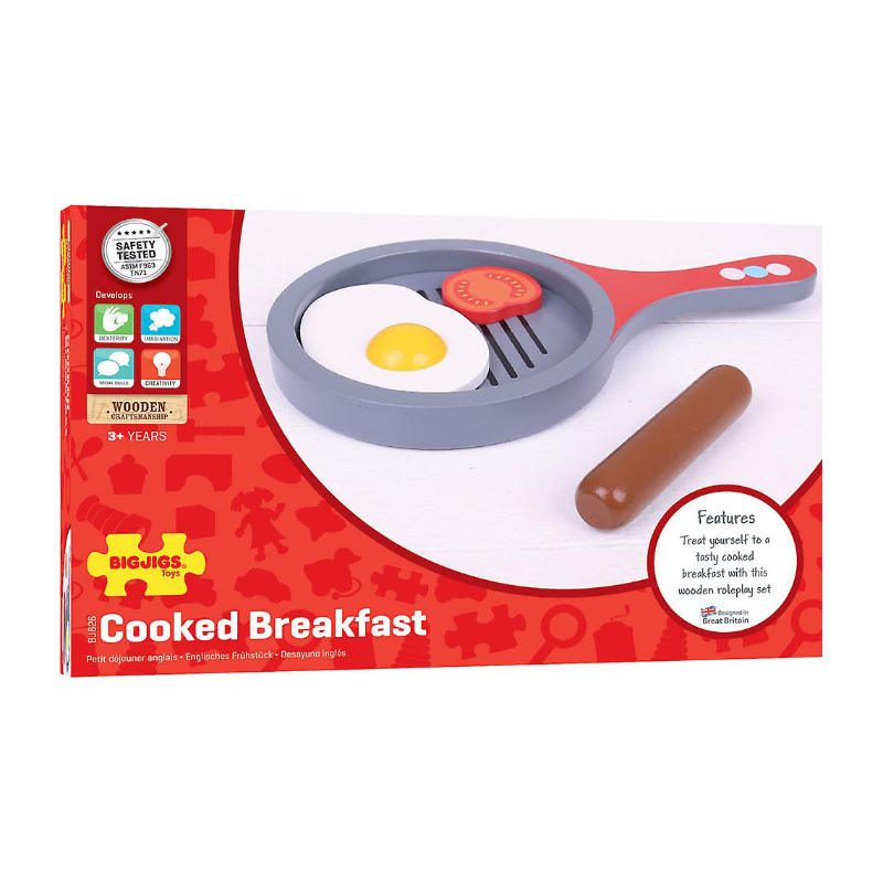 Bigjig Toys - Cooked Breakfast Set