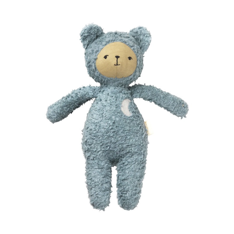 Fabelab Buddy - Moon Bear Cottage Blue 28cm