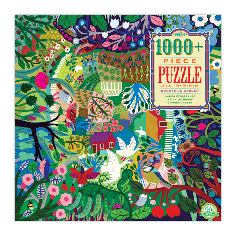 Eeboo 1008 Puzzle - Bountiful Garden