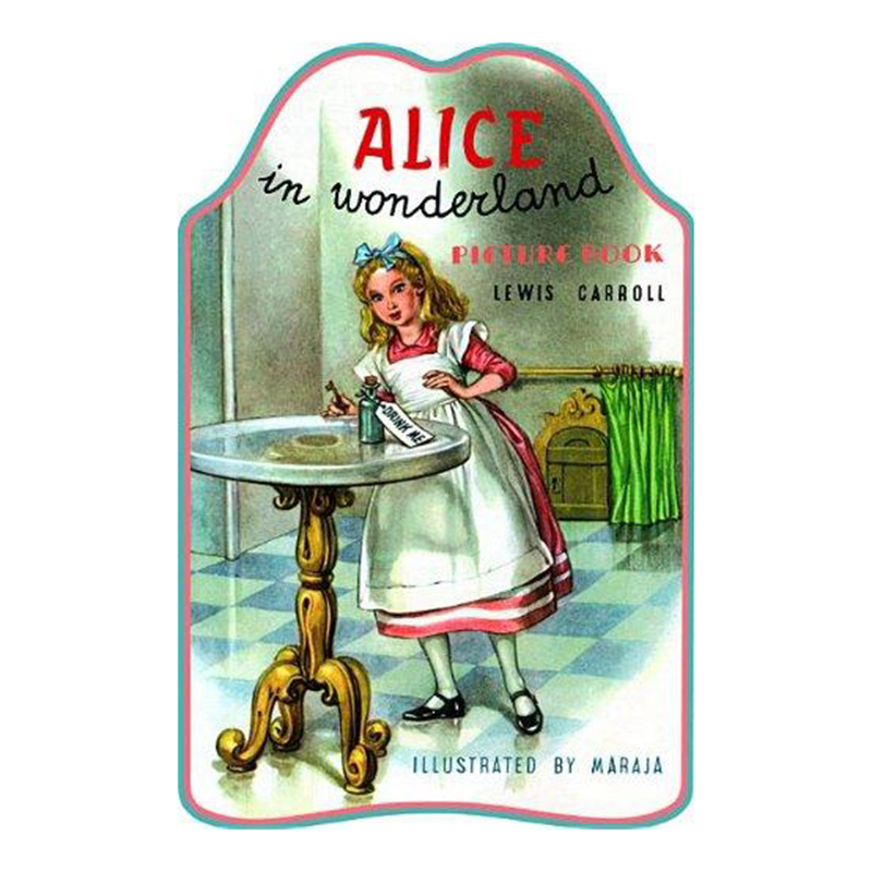 Shape Board Book - Alice In Wonderland