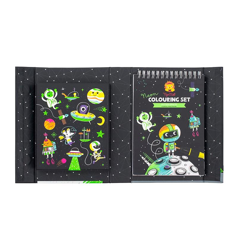 Neon Colouring Set - Outer Space