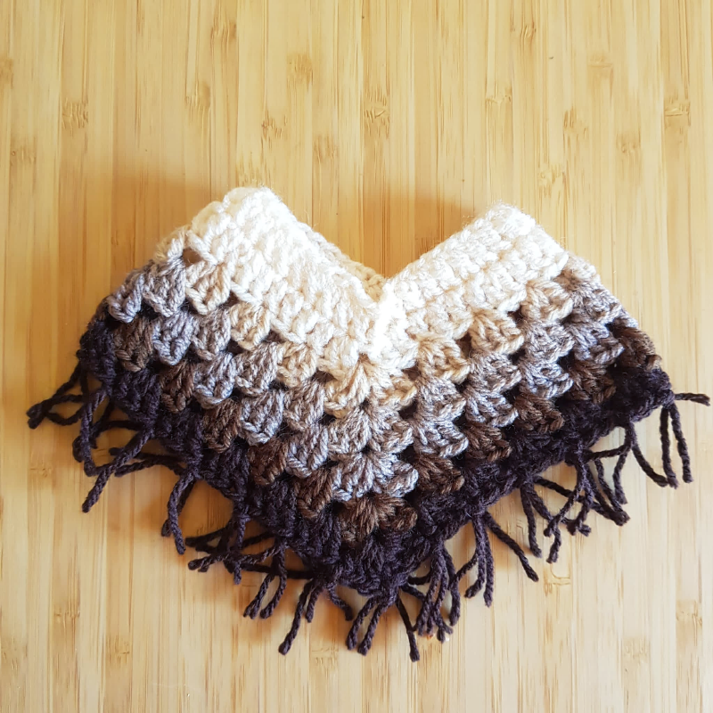 Shorties Dolls Boho Poncho - Large fits 38cm doll