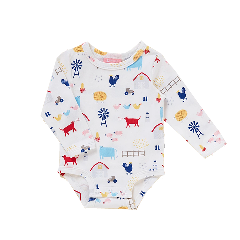 Halcyon Nights LS Bodysuit - Farm Life