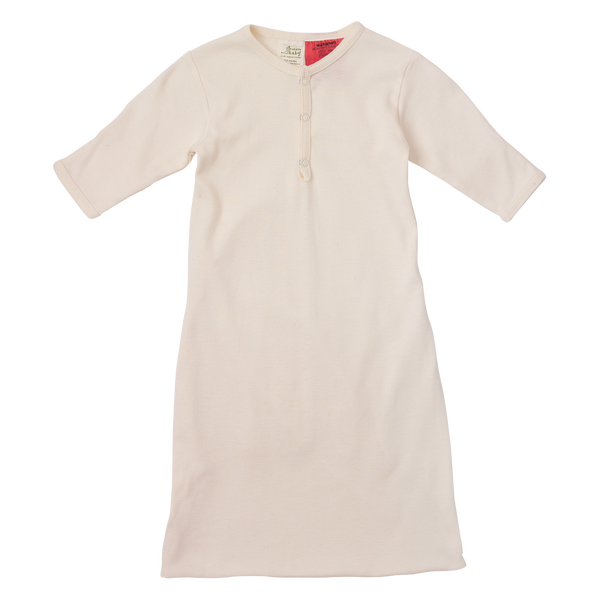 Nature Baby Cotton Sleeping Gown - Natural