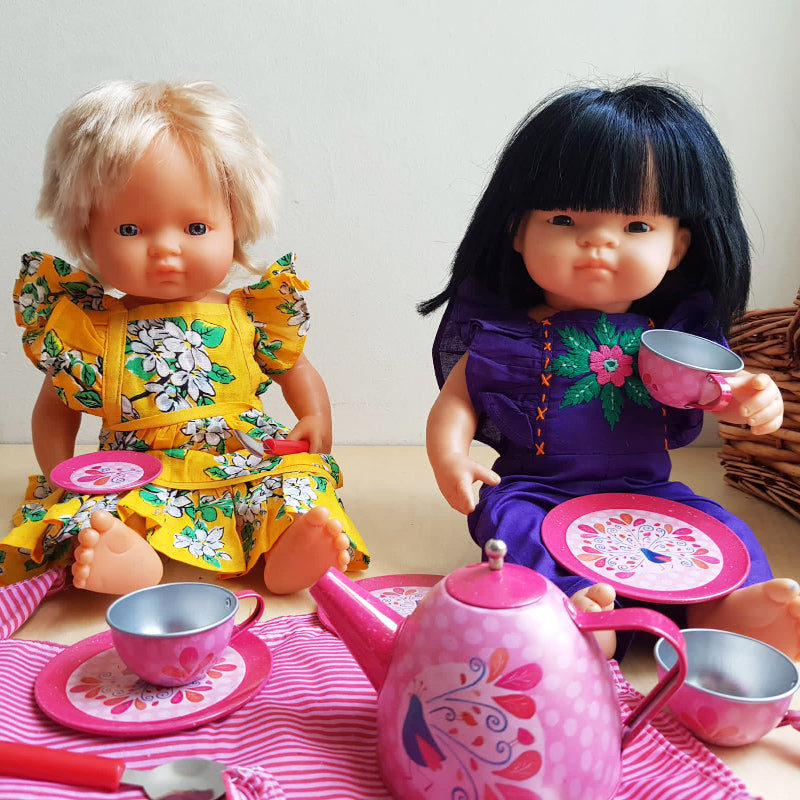 Miniland Anatomically Correct Doll - Asian Girl 38cm + Outfit