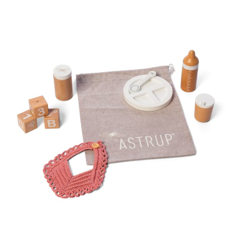 Astrup Wooden Doll Feeding Set