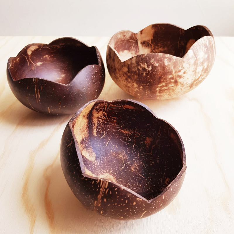 Q Toys Coconut Flower Bowls Set Of 3