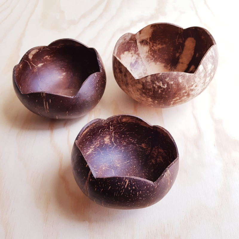 Q Toys Coconut Flower Bowls Set Of 3