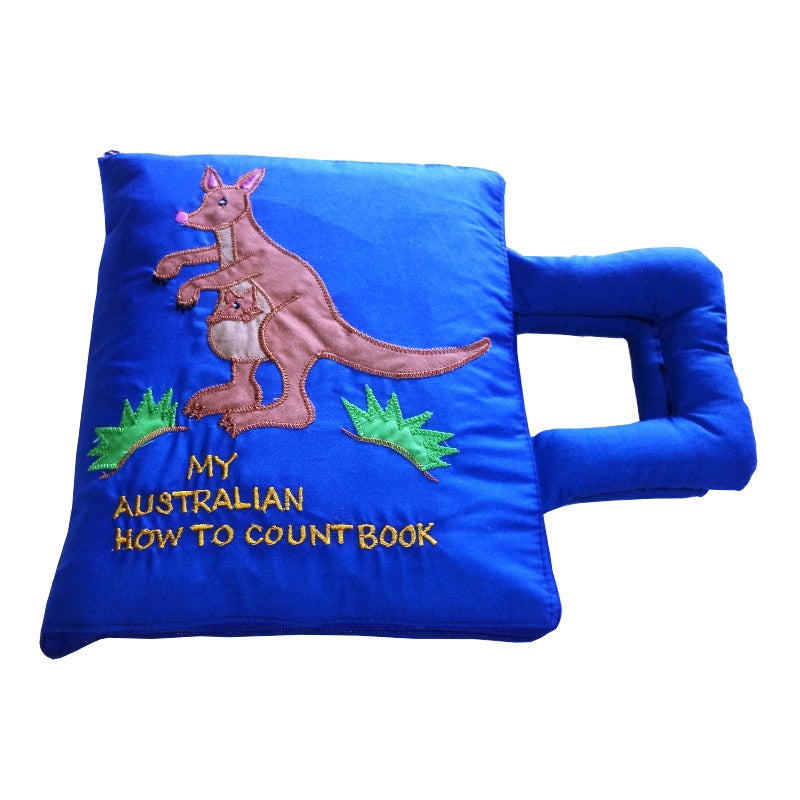 Australian Count Zip Blue w Kangaroo
