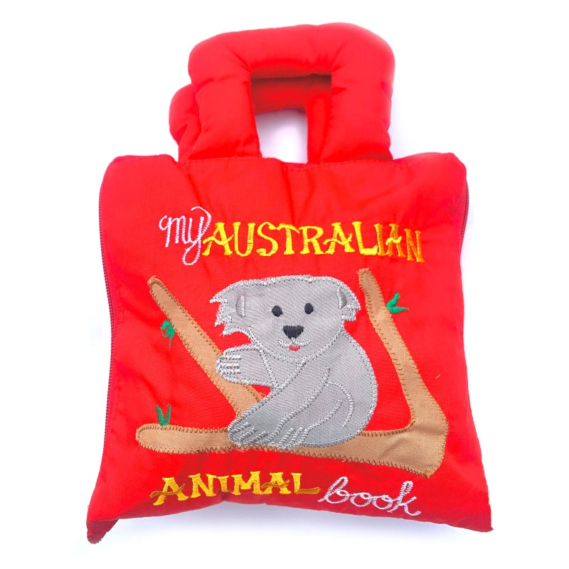 Australian Animals Book - Red