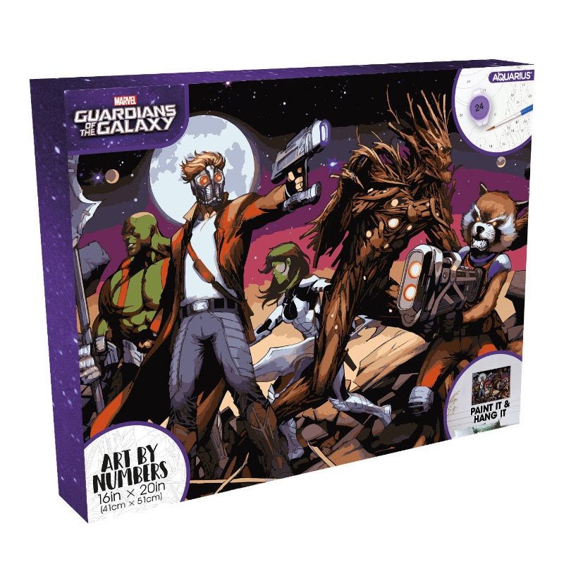 Guardians Of The Galaxy - Art By Numbers