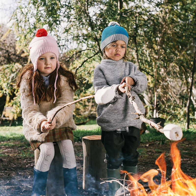 Acorn Wanderer Beanie - Blue