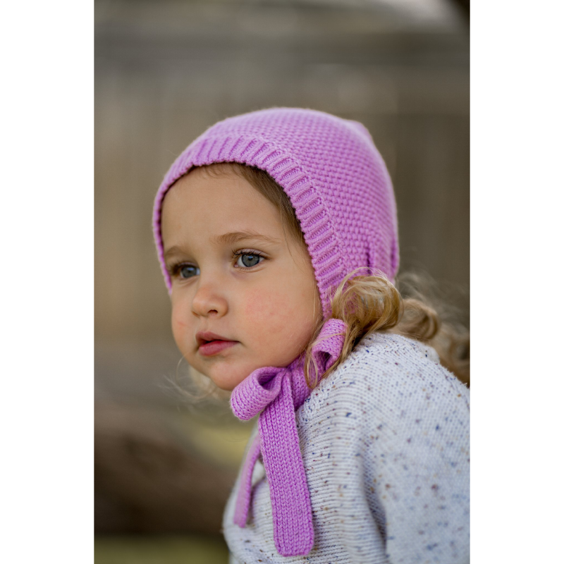 Acorn Elfin Beanie - Lilac