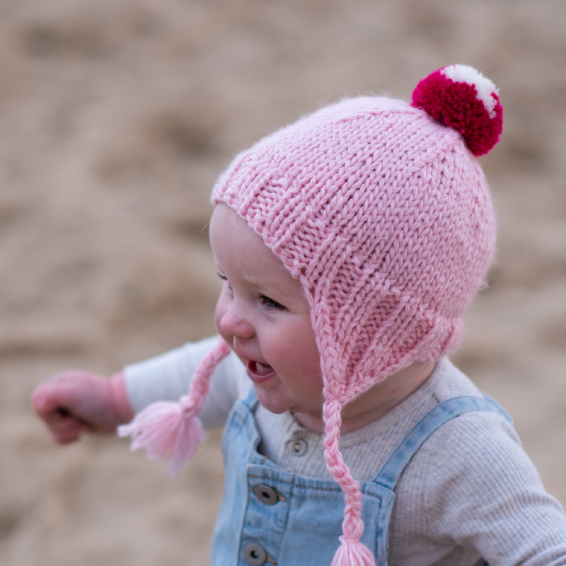 Acorn Sunrise Beanie - Pink