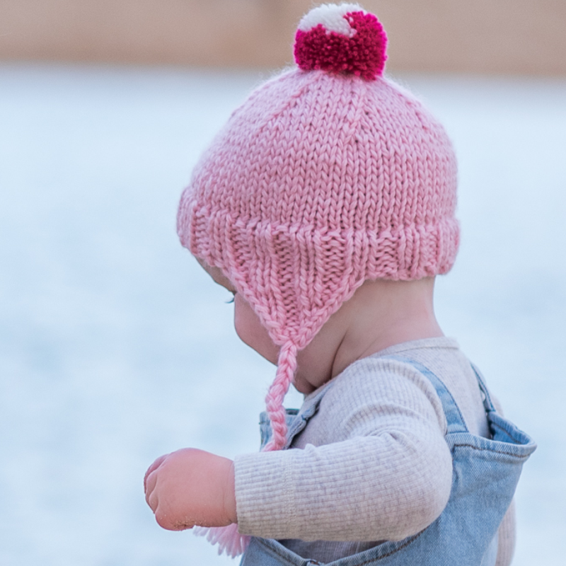 Acorn Sunrise Beanie - Pink