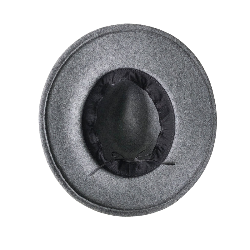 Acorn Lani Wool Fedora - Grey