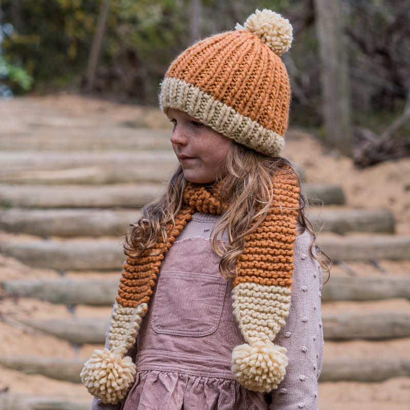 Acorn Traveller Chunky Beanie - Caramel