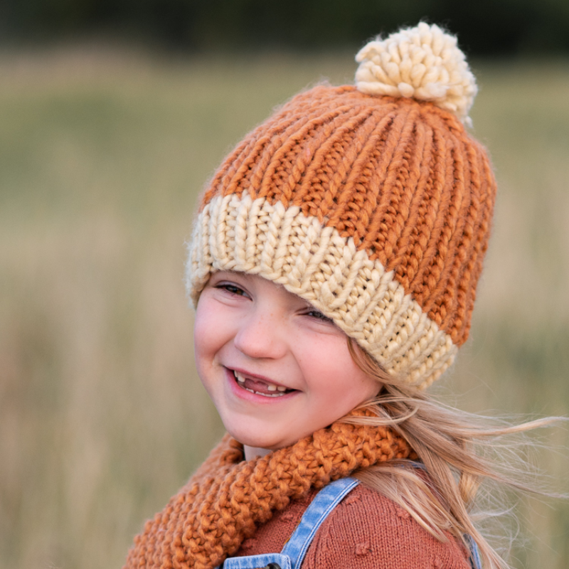 Acorn Traveller Chunky Beanie - Caramel