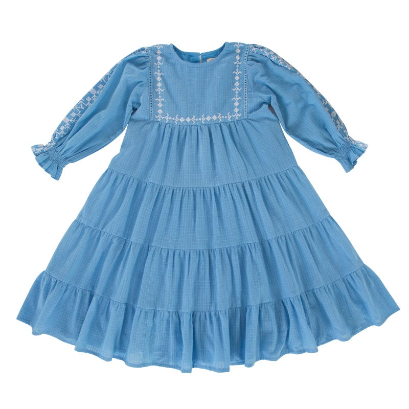 Peggy Shelby Dress - Lichen Blue