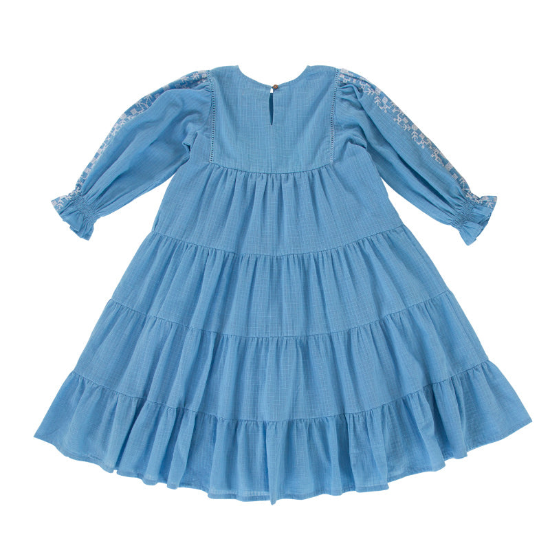 Peggy Shelby Dress - Lichen Blue