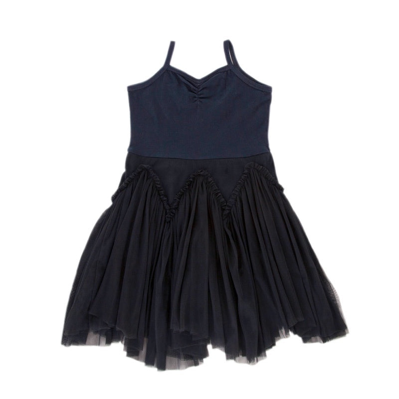 Peggy Velvet Dress - Blueberry