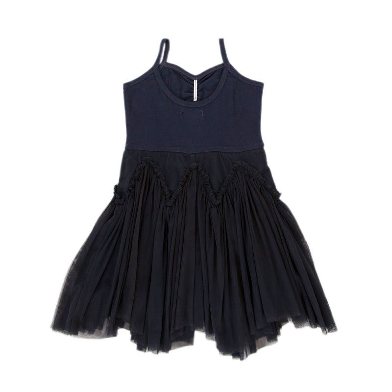 Peggy Velvet Dress - Blueberry