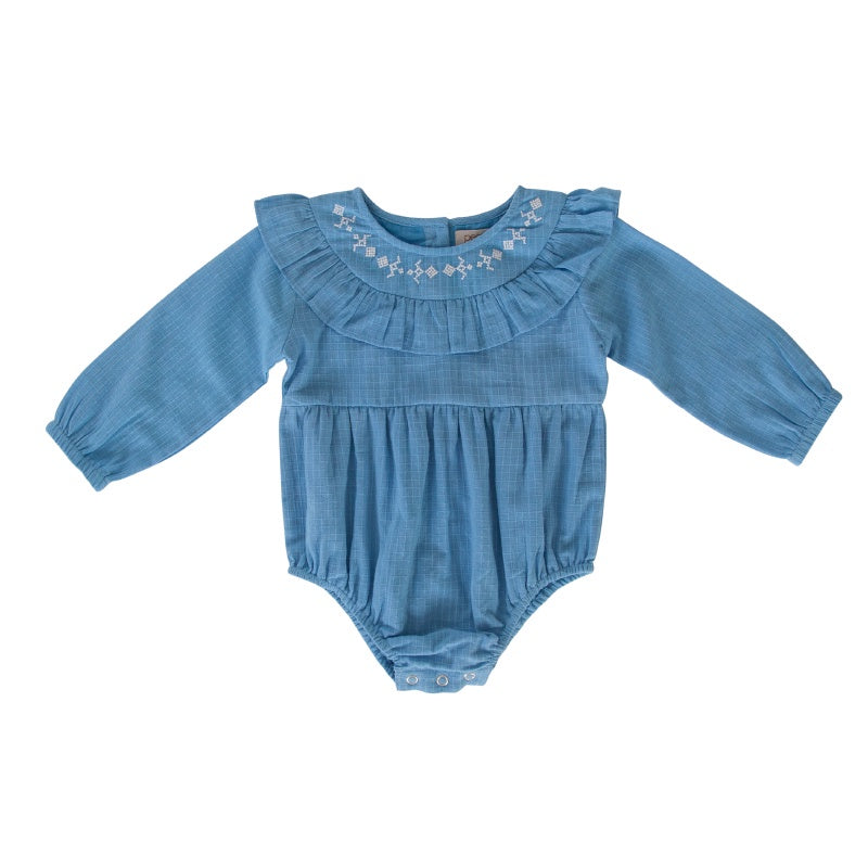 Peggy Sydney Playsuit - Lichen Blue