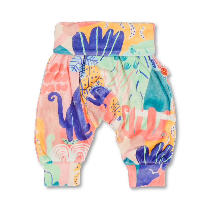 Halcyon Nights Velour Baby Yoga Leggings - Bananarama