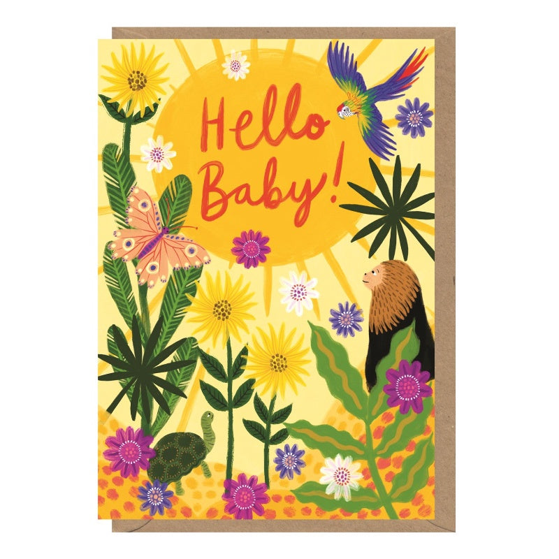 Hello Baby Card - Bonbi Forest