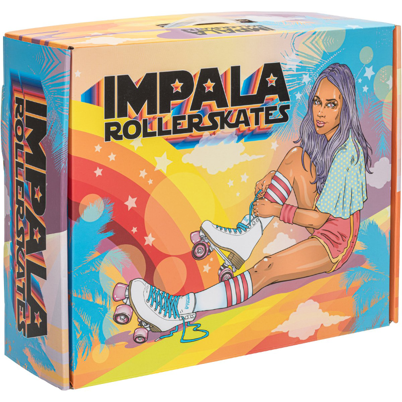 Impala Quad Roller Skates - White