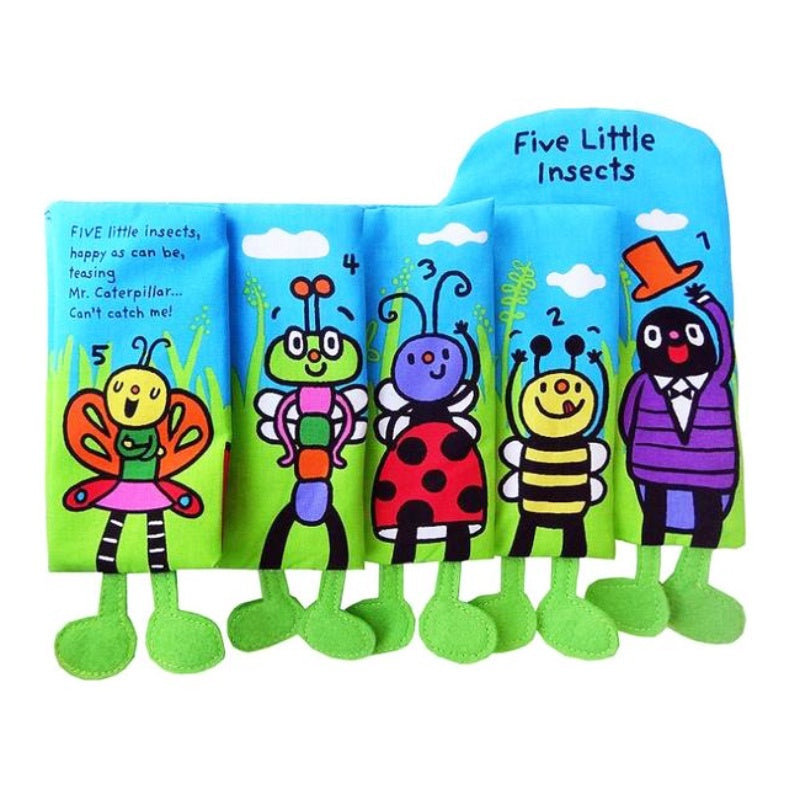 Little Insects Feet Cloth Book