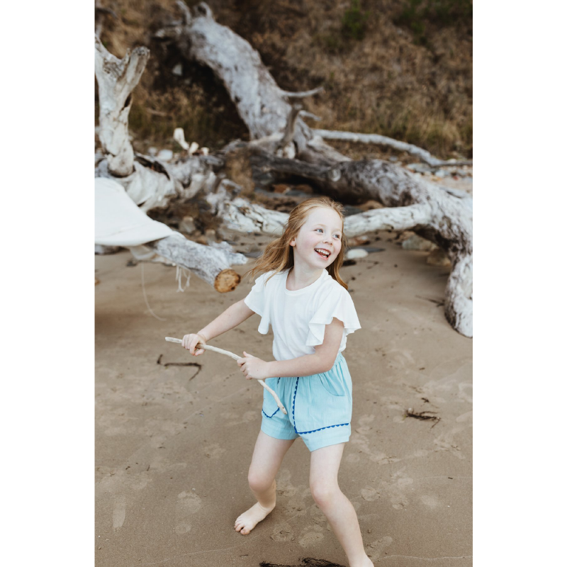 Peggy Belle Tee - White