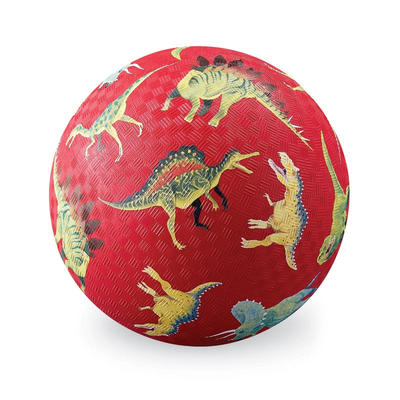 Playground Ball 5 Inch - Dinosaurs Red
