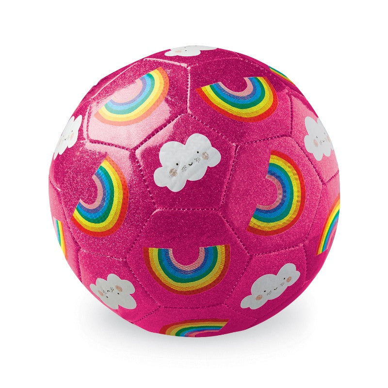 Tiger Tribe Glitter Soccer Ball - Rainbow S3
