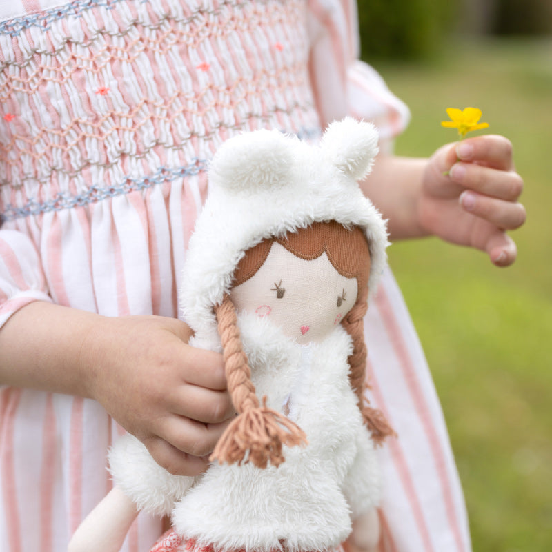 Albetta Hand Smocked Dress - Stripe