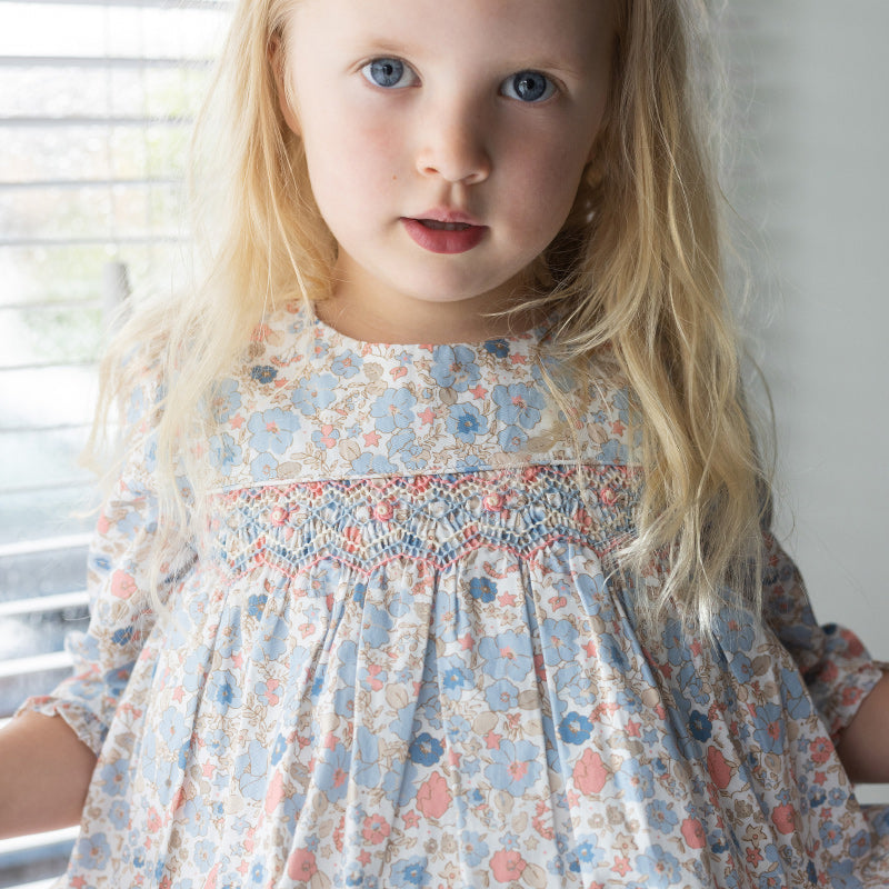 Albetta Hand Smocked Dress - Ella