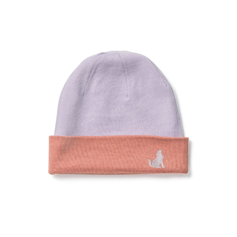 Crywolf Reversible Beanie - Rose/Lilac