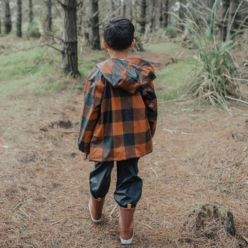 Crywolf Play Jacket - Rust Plaid