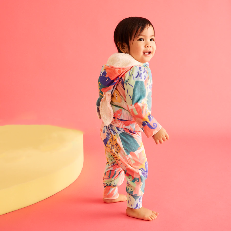 Halcyon Nights Velour Baby Yoga Leggings - Bananarama