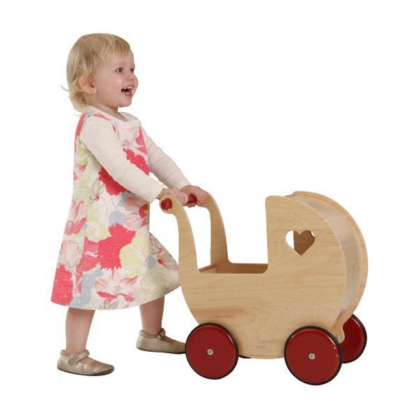Moover Dolls Pram - Natural wood (MIN $25 postage)