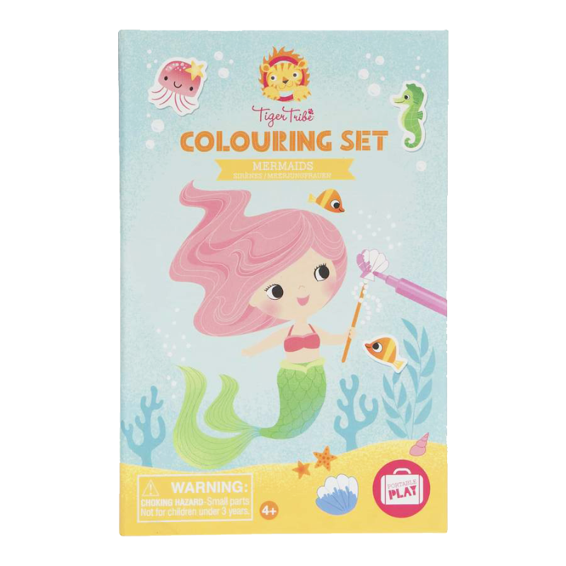 Tiger Tribe Colouring Set - Mermaids