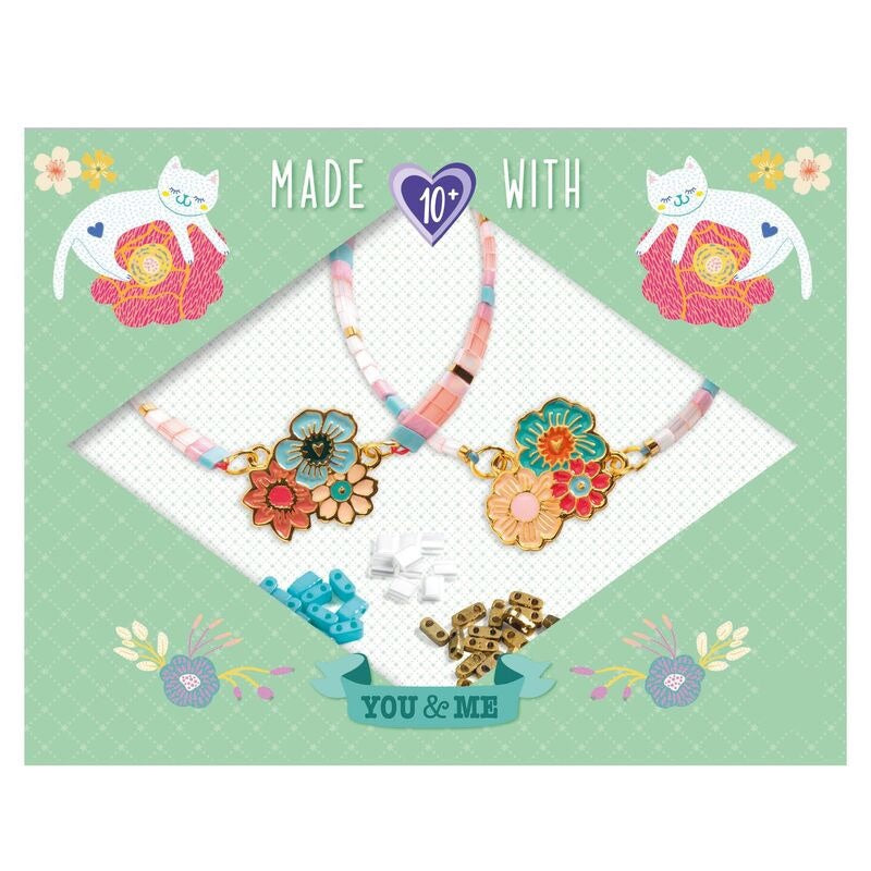 Djeco You & Me Beads Set - Tila & Flowers