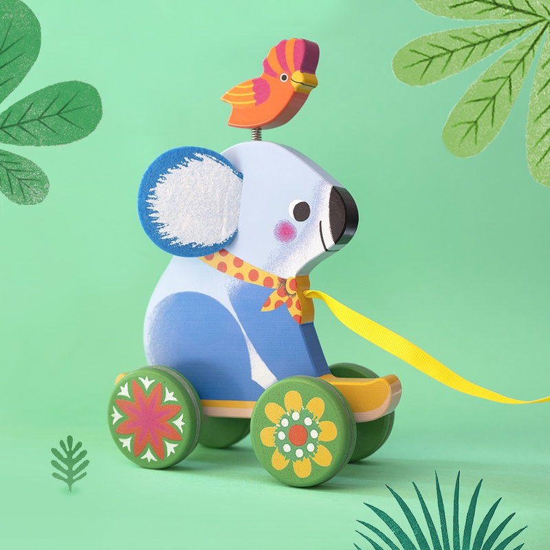 Djeco Otto Koala Pull Along