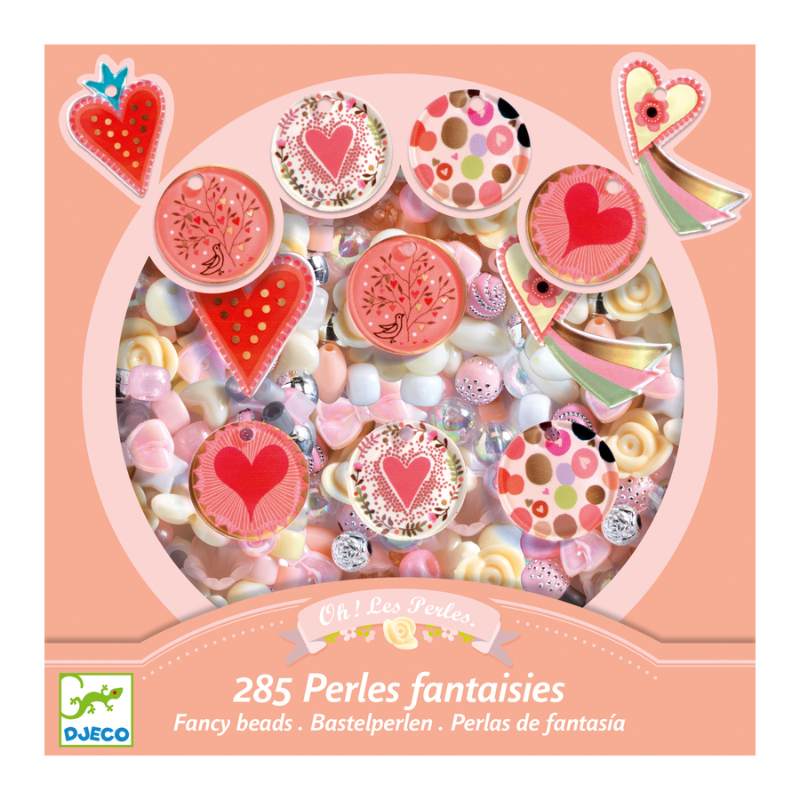 Djeco Heart Fancy Beads